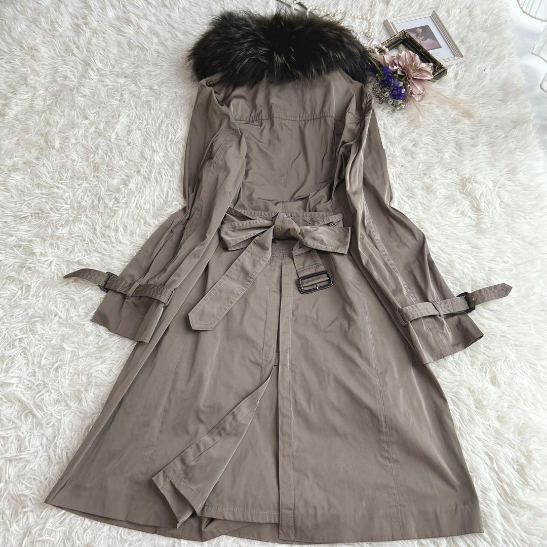 極美品✨️自由区 3way ライナー付きトレンチコート ベルト　ファー L