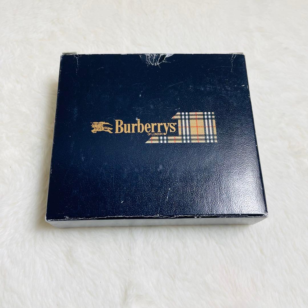 新品未使用 箱付 正規品BURBERRY 折り財布がま口財布ヴィンテージ激レア