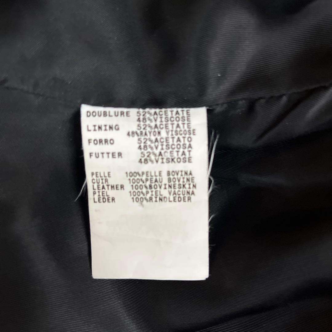 MAX&Co. マックスアンドコー レザーコート 牛革 ブラック