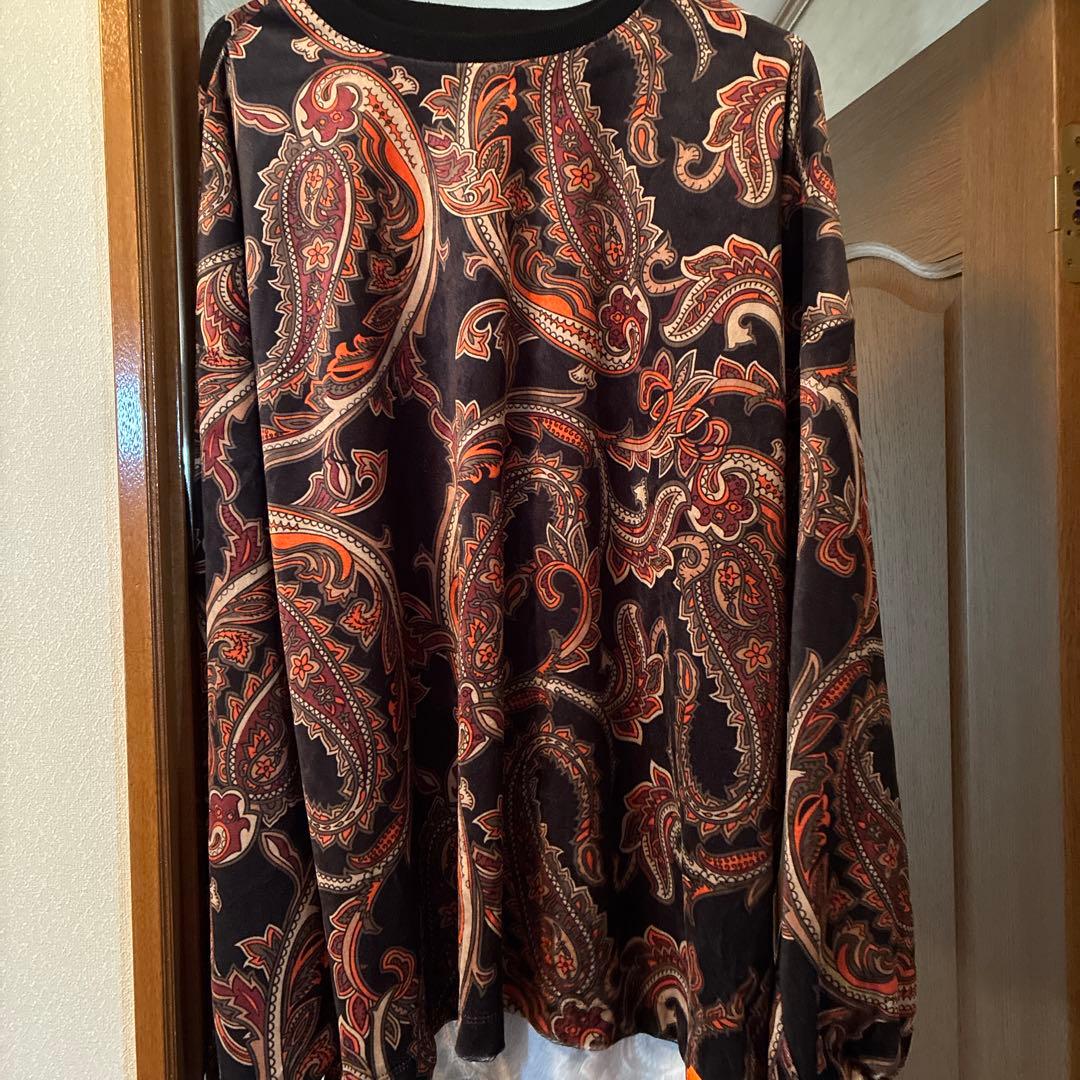 タイトブース tightbooth ベロア　カットソー