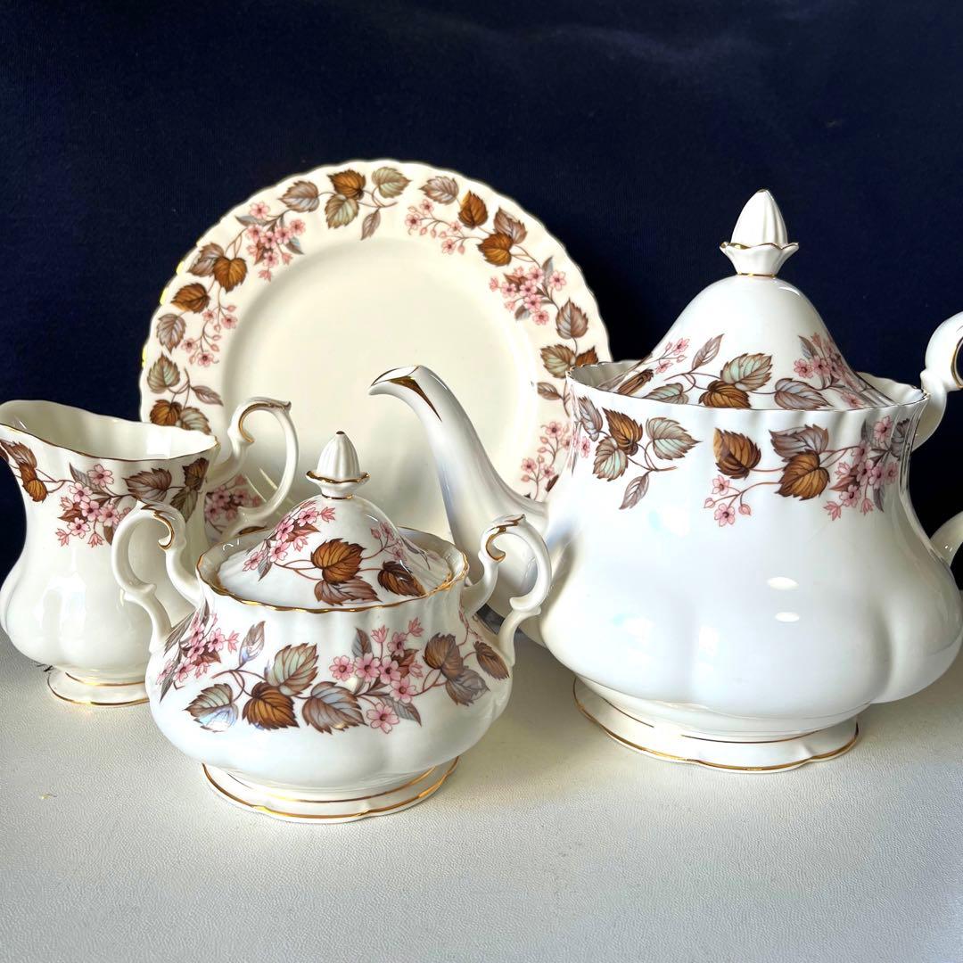 ロイヤルアルバート リンデンリー　ポットセット