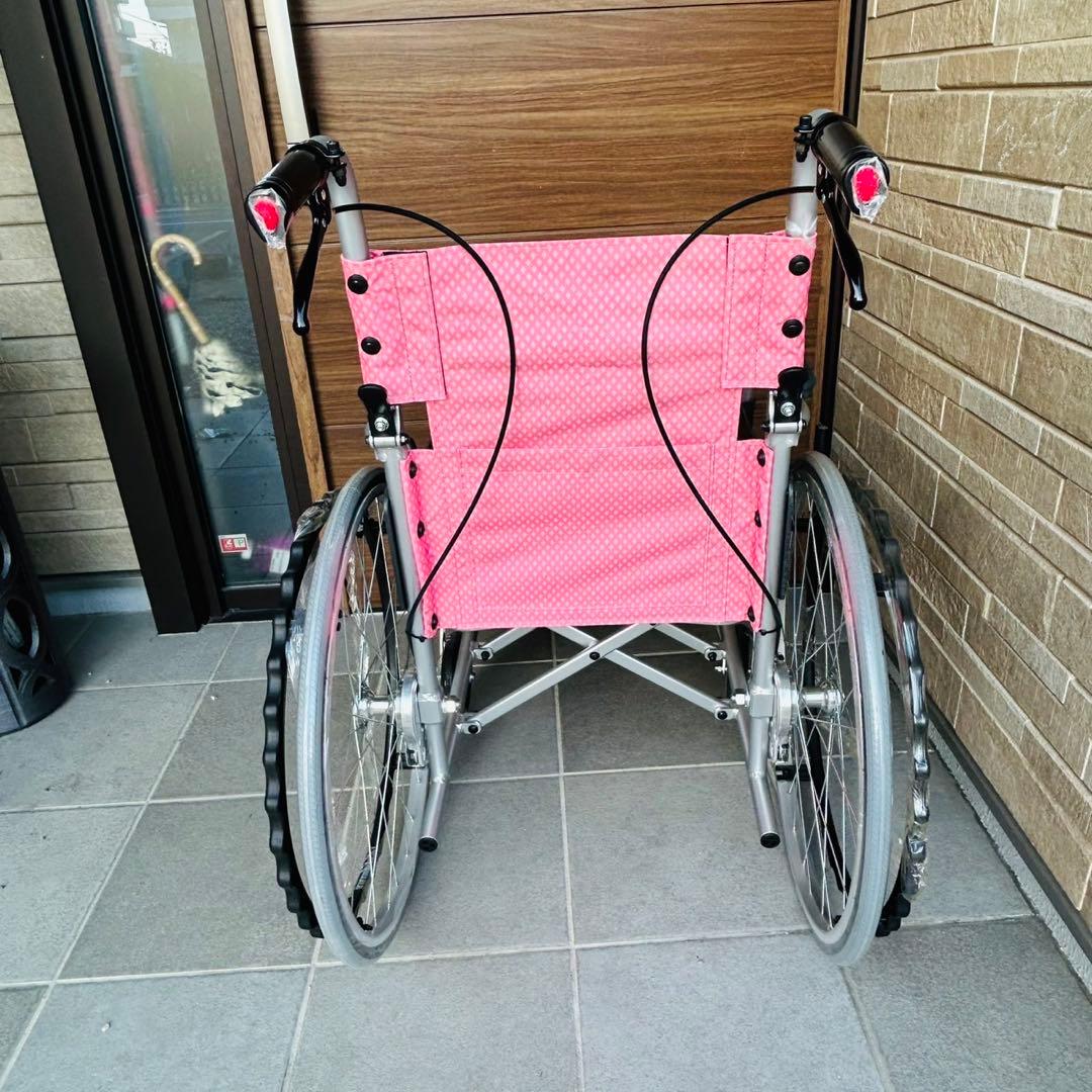 【未使用】カワムラサイクル　自走用　超軽量　車椅子　ふわりす　KF22-40SB