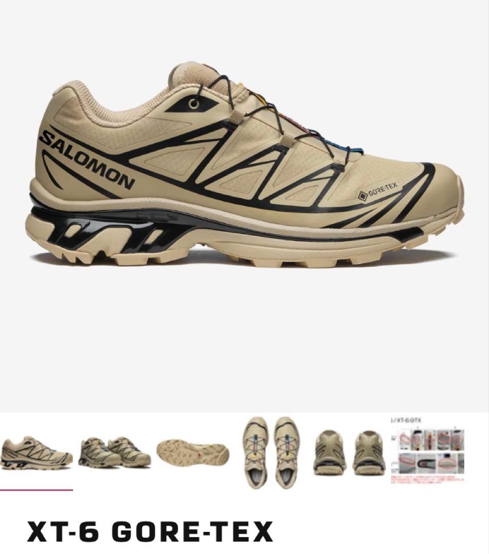 サロモン スニーカー salomon XT-6 GORE-TEX 24cm