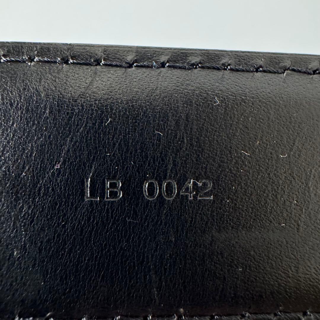 ルイヴィトン ベルト サンチュール タイガ　レザー　ブラック