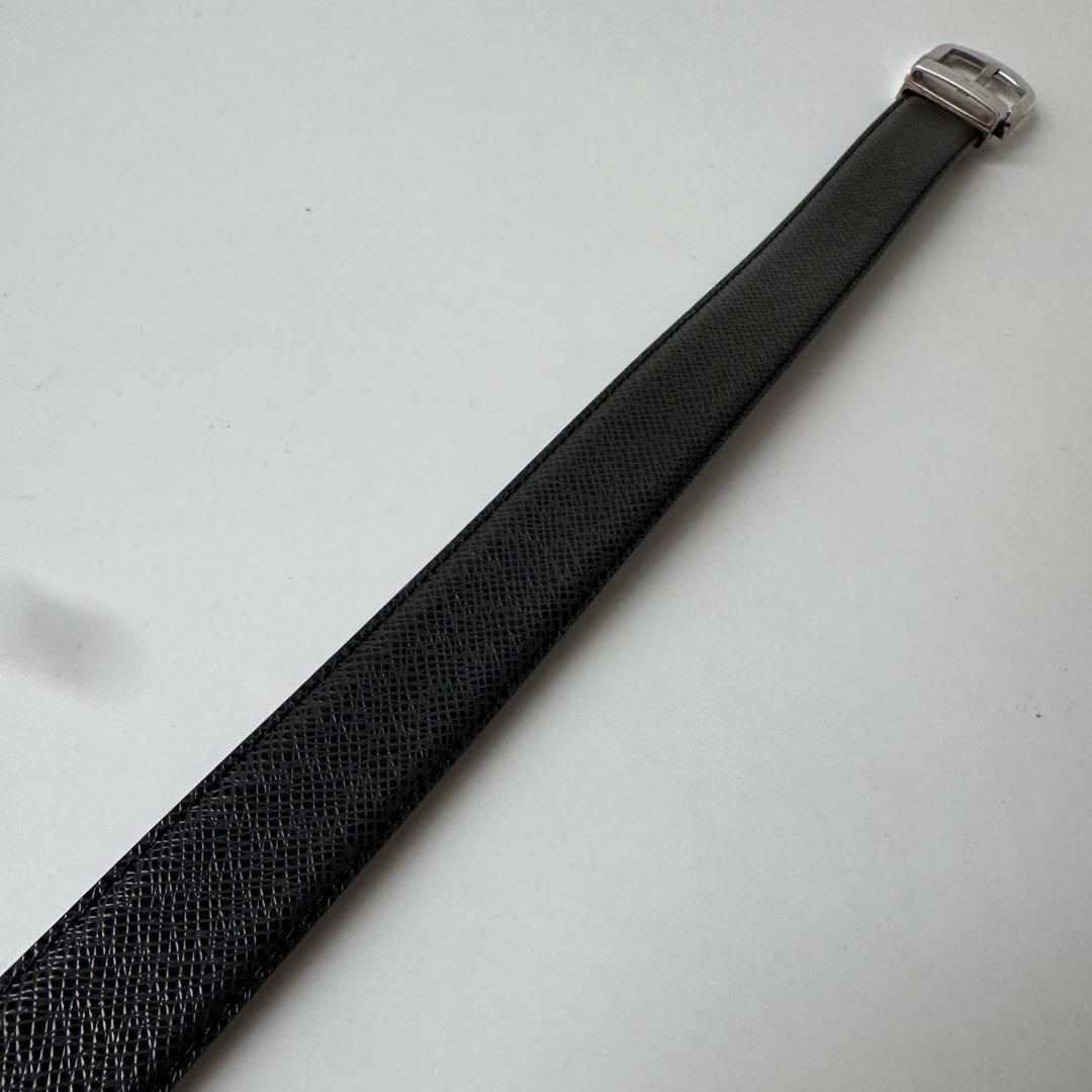 ルイヴィトン ベルト サンチュール タイガ　レザー　ブラック