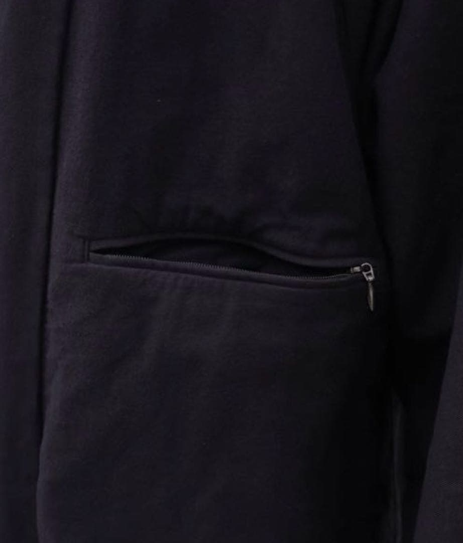24AW comoli コモリ　製品染バルカラーコート　ネイビー　1