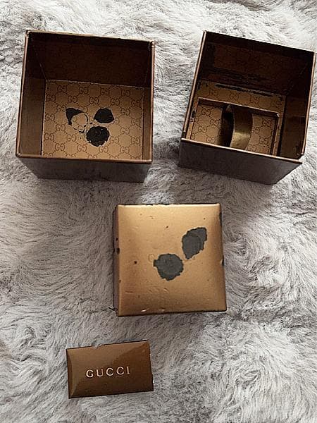 2月12取り下げ。グッチ オクタゴン 9号重量4g 18K