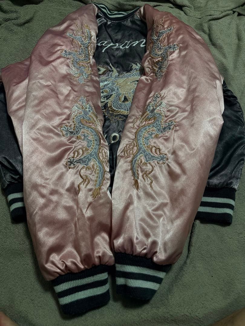 Jungle Storm 龍 日本限定 スカジャン サテン vintage