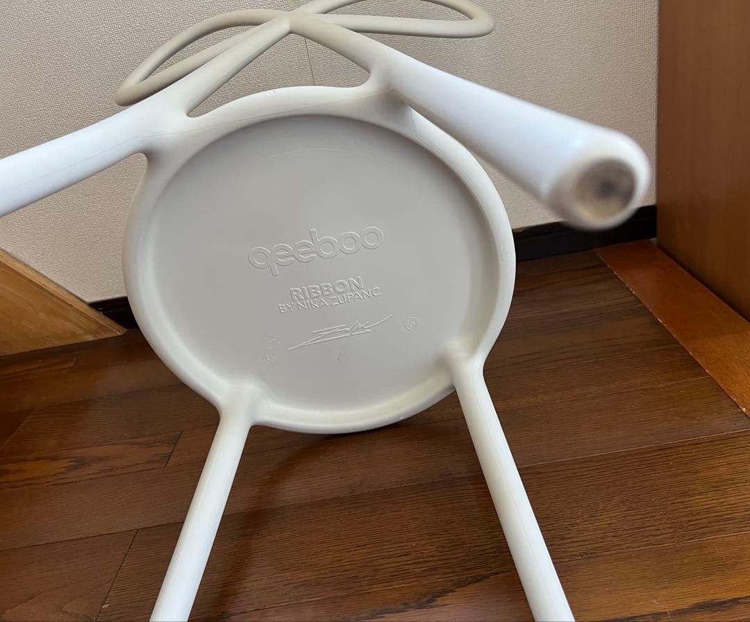 【ヨシ】★Francfranc ★ リボンチェア ホワイト