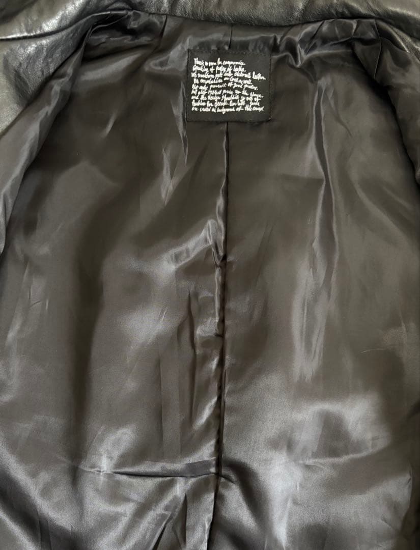 ギ*ん様 ナノユニバース　レザージャケット　シングルライダース　nano uni