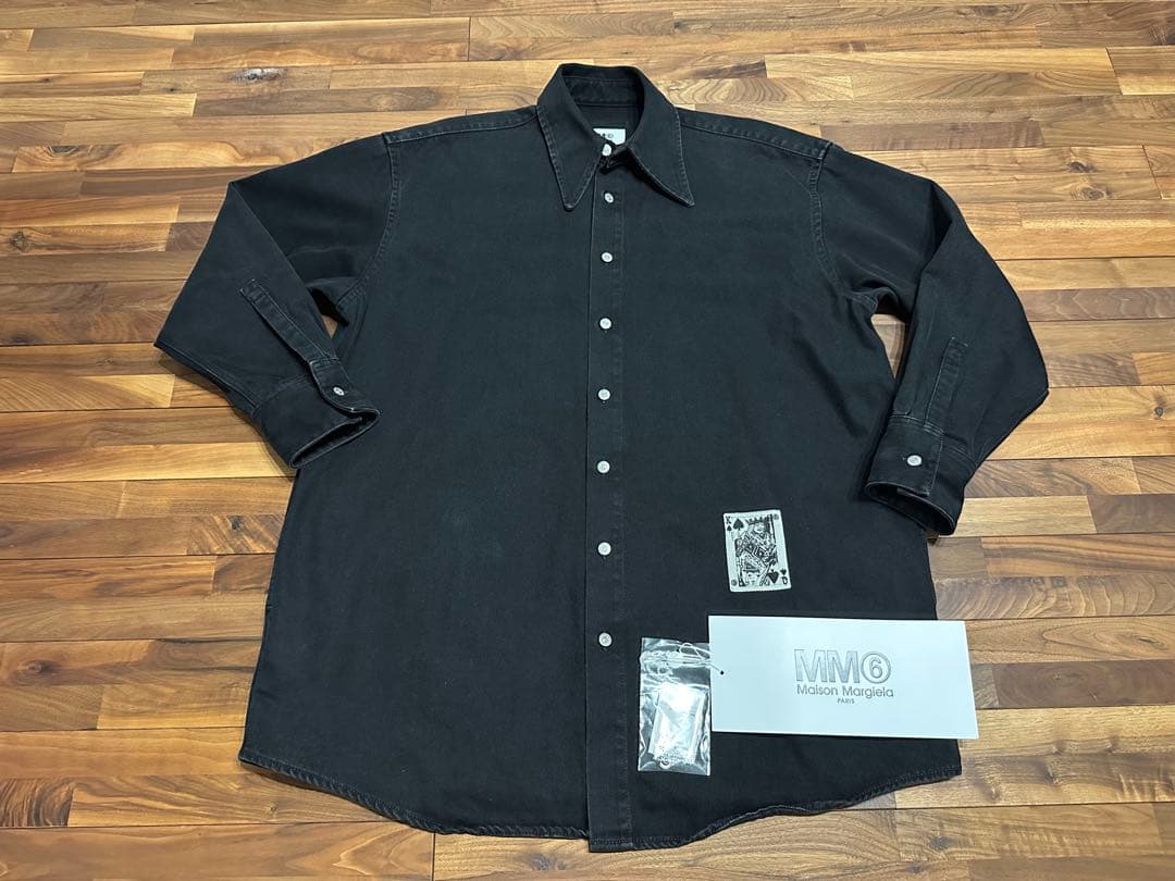 【美品】MM6 Maison Margiela オーバーサイズ デニムシャツ