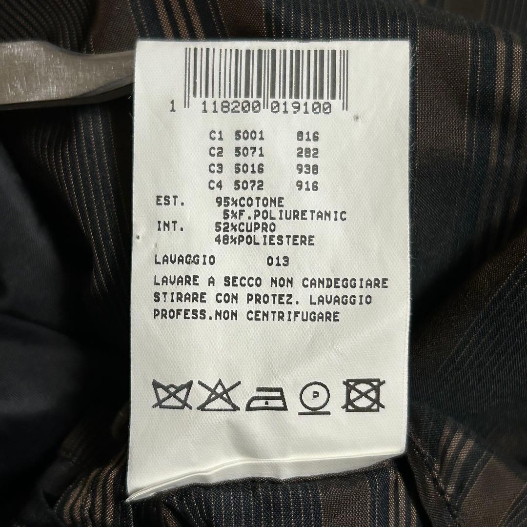 allegri 比翼 ステンカラー ロング コート ライナー ネイビー 54