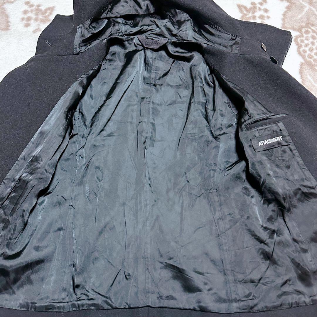 ジャケット・アウター ATTACHMENT heavy melton hooded blouson 2