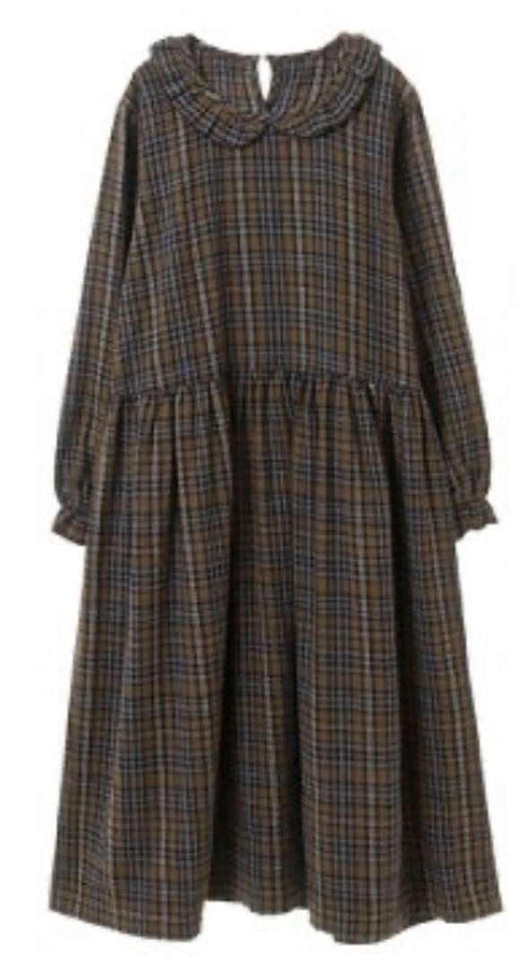 ★新品★PINKHOUSE ピンクハウス ワンピース チェック ネル素材 フリル