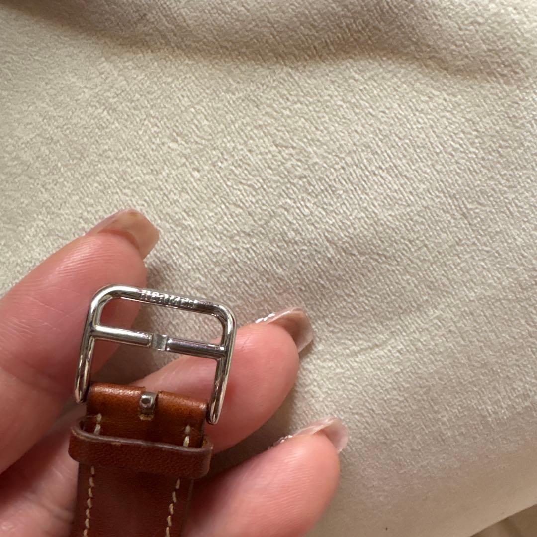 美品 レザーベルト HERMES AppleWatch アップルウォッチ ベルト