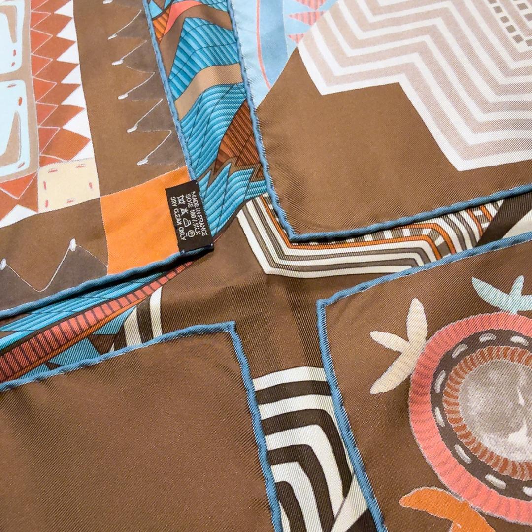 ◇エルメス◇カレ90/スカーフ/インドのかけら/coupons indiens