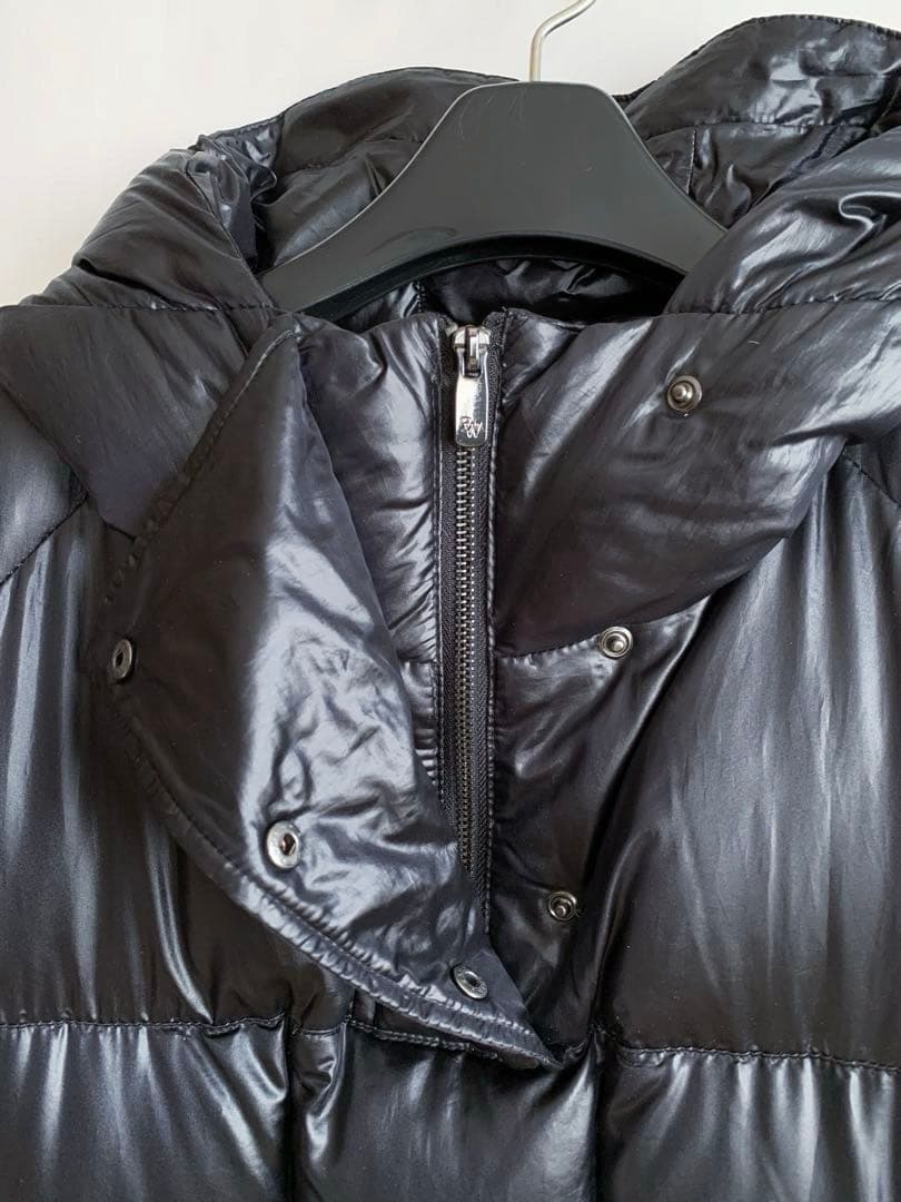 【にちにち】ZARA ダウン フードポンチョ クロ