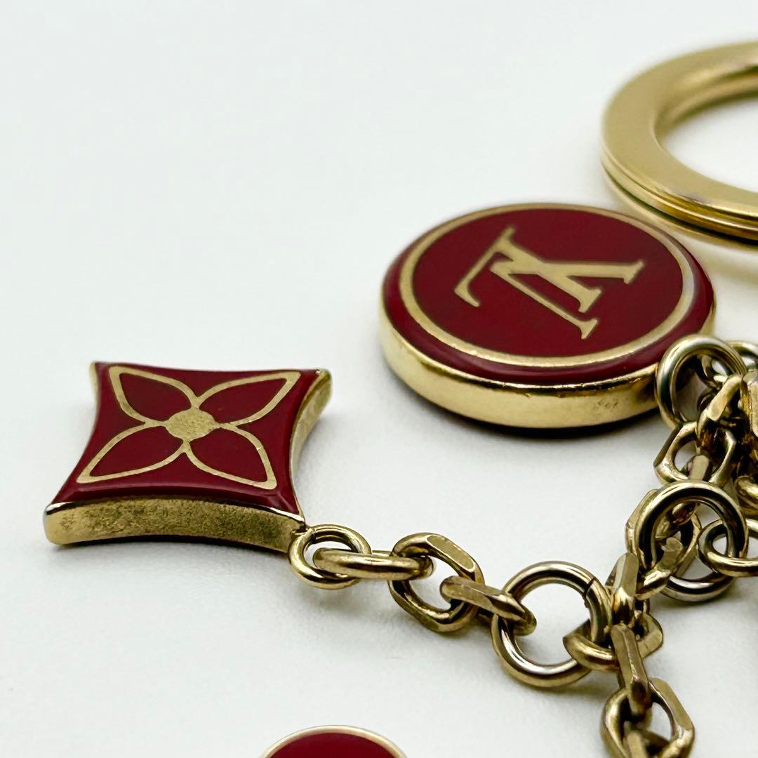 ルイヴィトン ポルトクレ パンピーユ キーホルダー バッグチャーム M91928