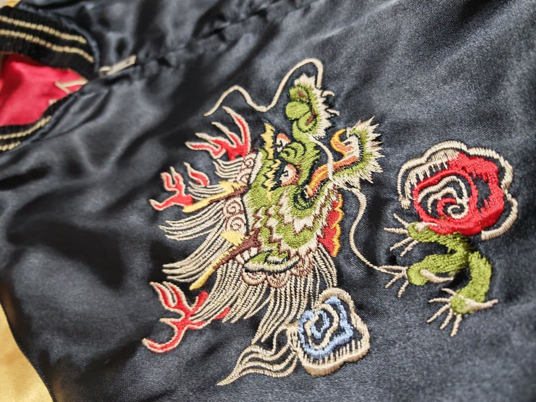 テーラー東洋 スカジャン 2面用 日本限定 虎 蛇 unisex サテン