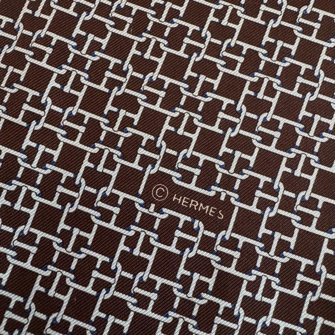 美品✨HERMES マフラー シルク カシミヤ混　リバーシブル