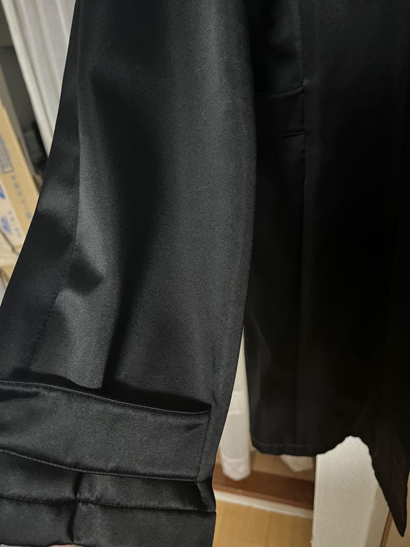 Giorgio Armani ブラック トレンチコート