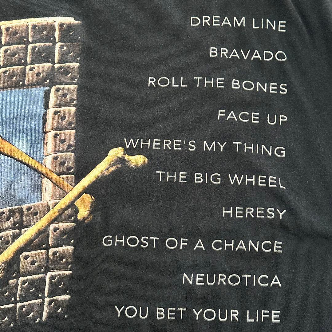 RUSH 1991 ROLL THE BONES Tシャツ XL TRAVIS着