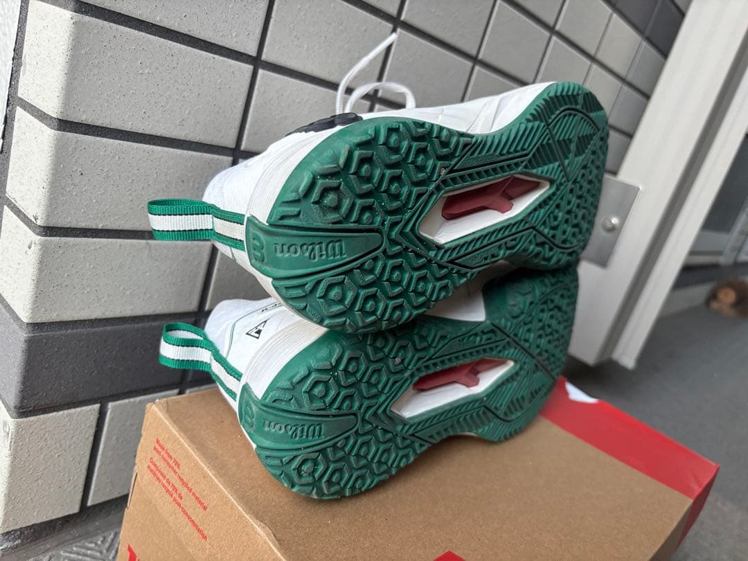 【美品】27cm Wilsonラッシュプロ4.5 オムニ用 アシックス/ ナイキ