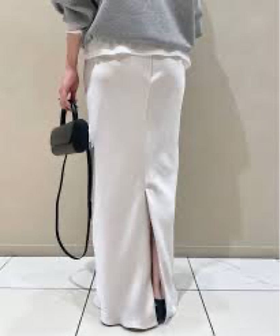 plage vintage satin tight スカート