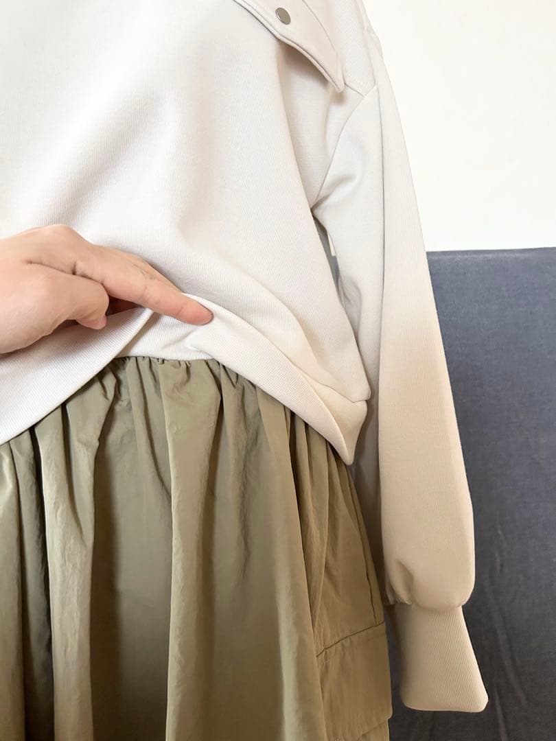 OTO.HA異素材ドッキングワンピース