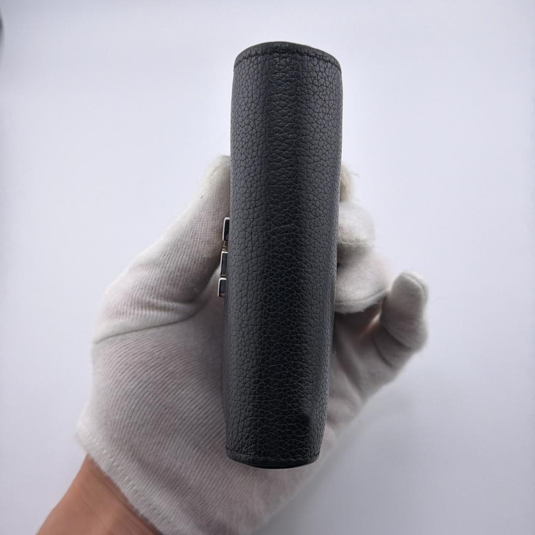 【並品】ルイヴィトン ポルトフォイユ マイロックミー ノワール 折財布