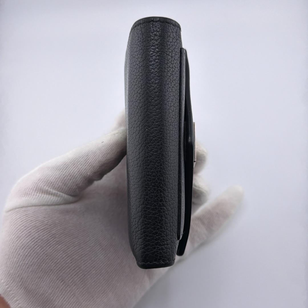 【並品】ルイヴィトン ポルトフォイユ マイロックミー ノワール 折財布