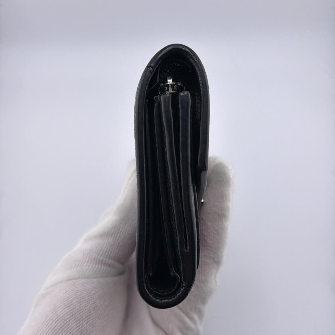 【並品】ルイヴィトン ポルトフォイユ マイロックミー ノワール 折財布