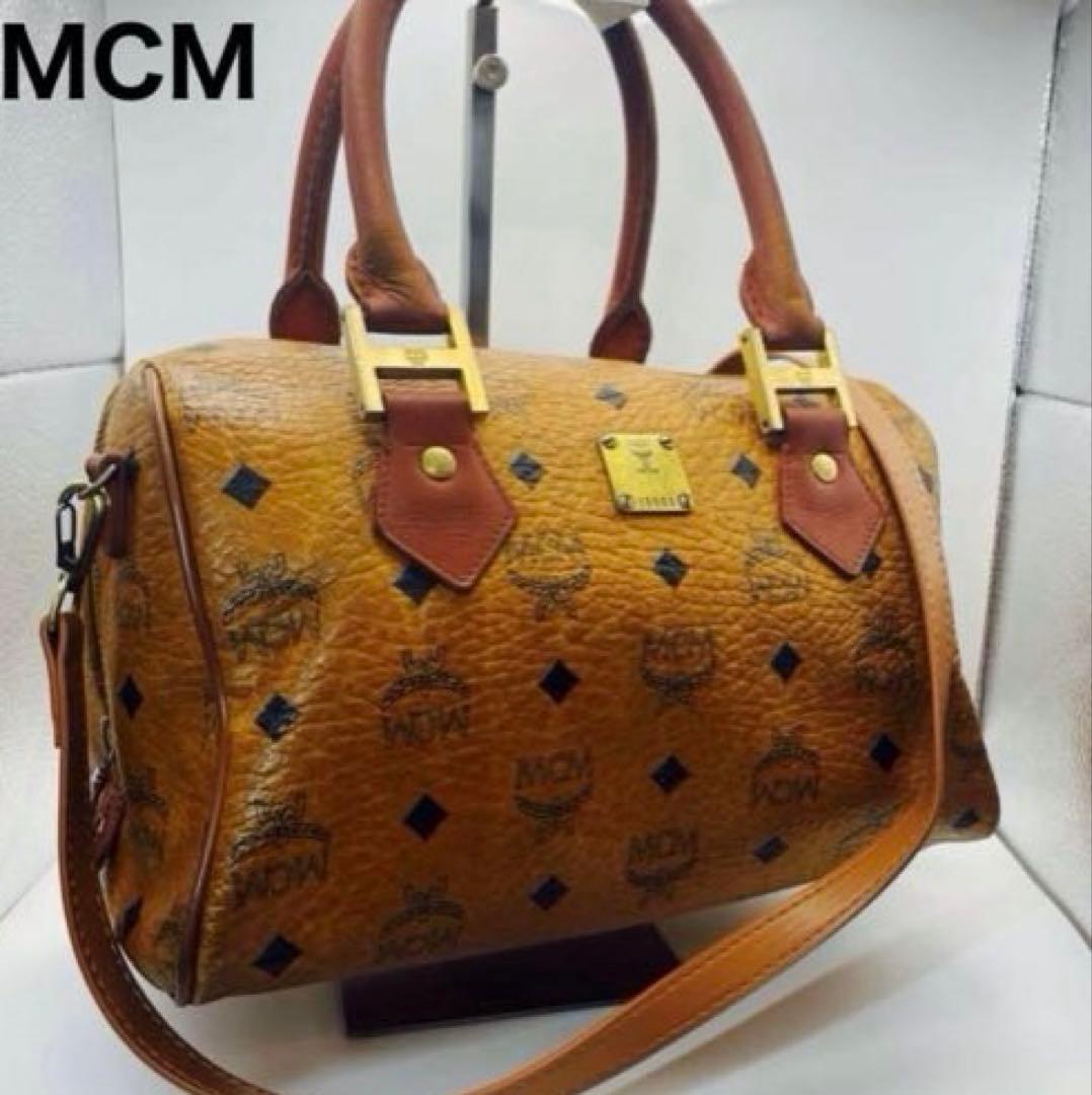 専用❗️MCM✨エムシーエム　ヴィセトス　2WAY ミニボストンバッグ