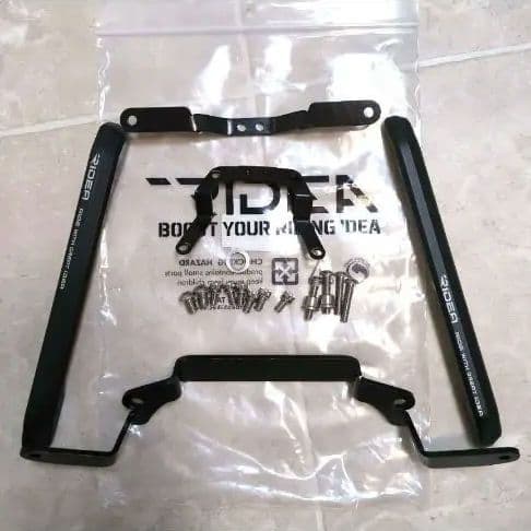RIDEA YZF-R25/R3 タンデムグラブバー　アルミ削り出し　説明書付き