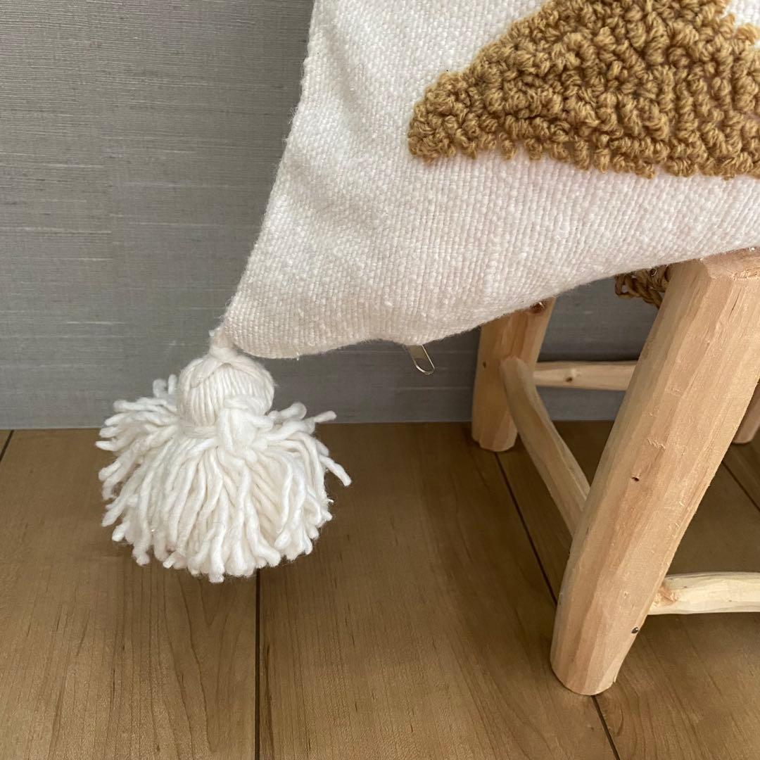 モロッコ　直輸入　2点セット　刺繍　クッションカバー