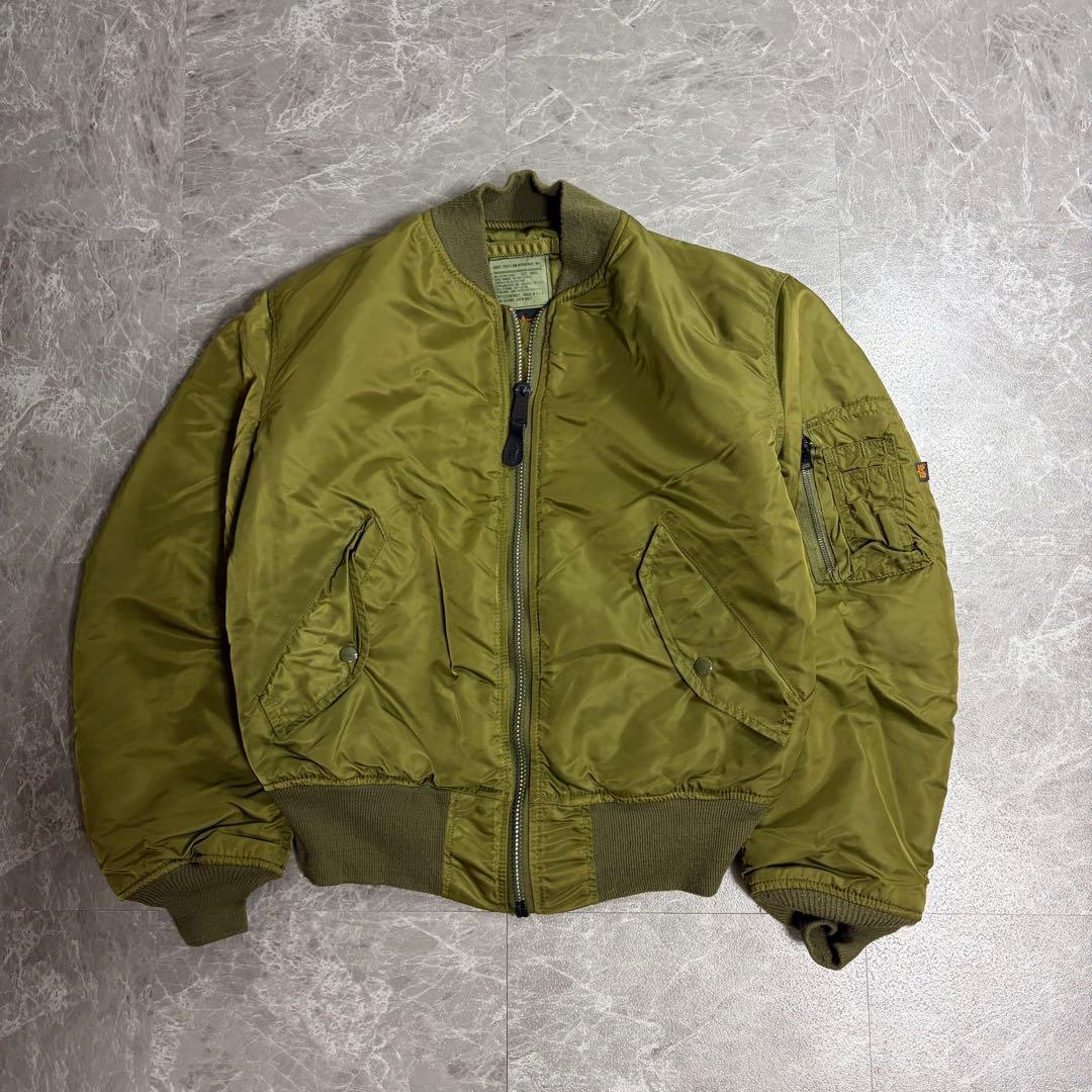 ALPHA アルファ ma-1 USA製　y2k 短丈　フライトジャケット