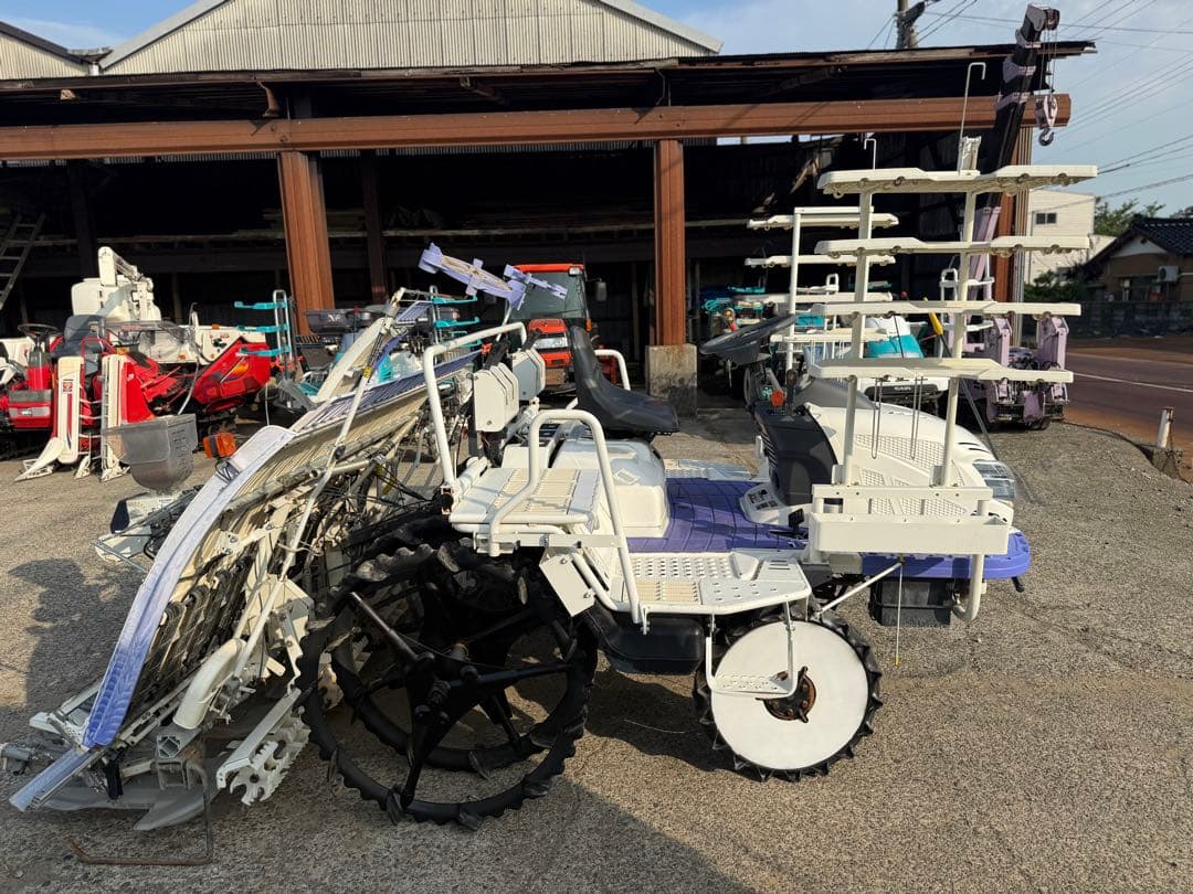 「新潟県長岡市発」三菱 田植機 LE80D 8条植 ディーゼル動作確認済み
