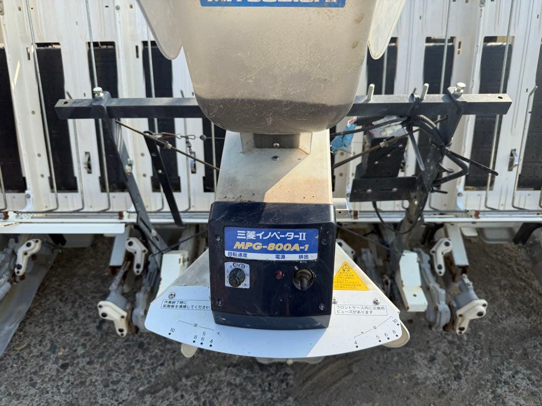 「新潟県長岡市発」三菱 田植機 LE80D 8条植 ディーゼル動作確認済み