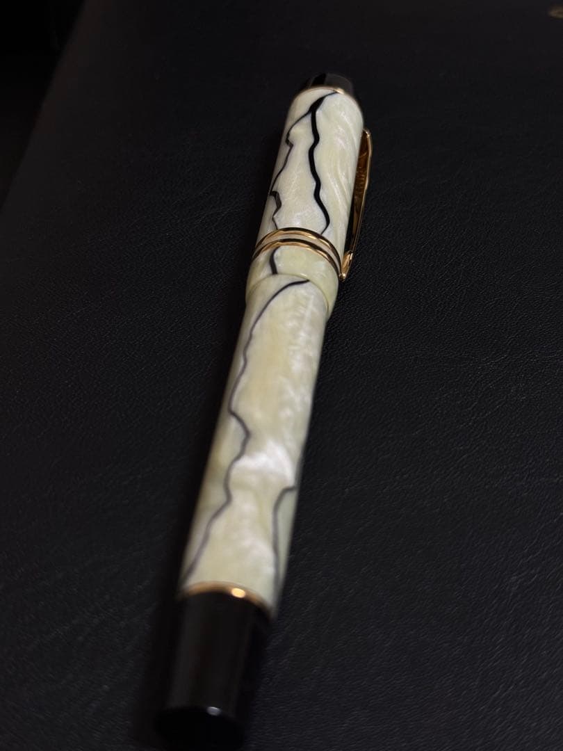 パーカー デュオフォールド パール＆ブラック センテニアル 18k F(細字)