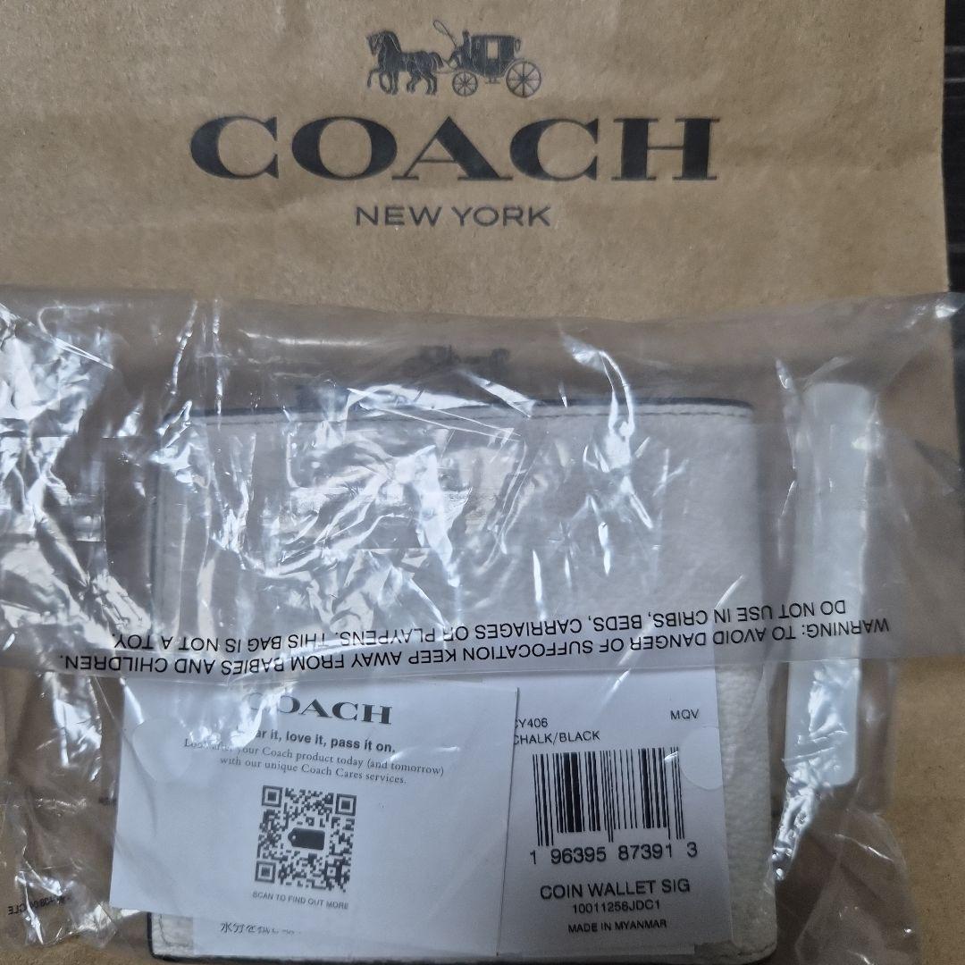 COACH ウォレット シグネチャーキャンバス新品同様