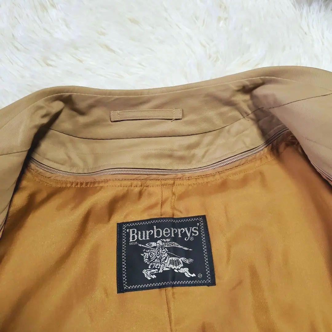 【ロング丈】バーバリー トレンチコート ライナー付 総裏チェック メンズ L