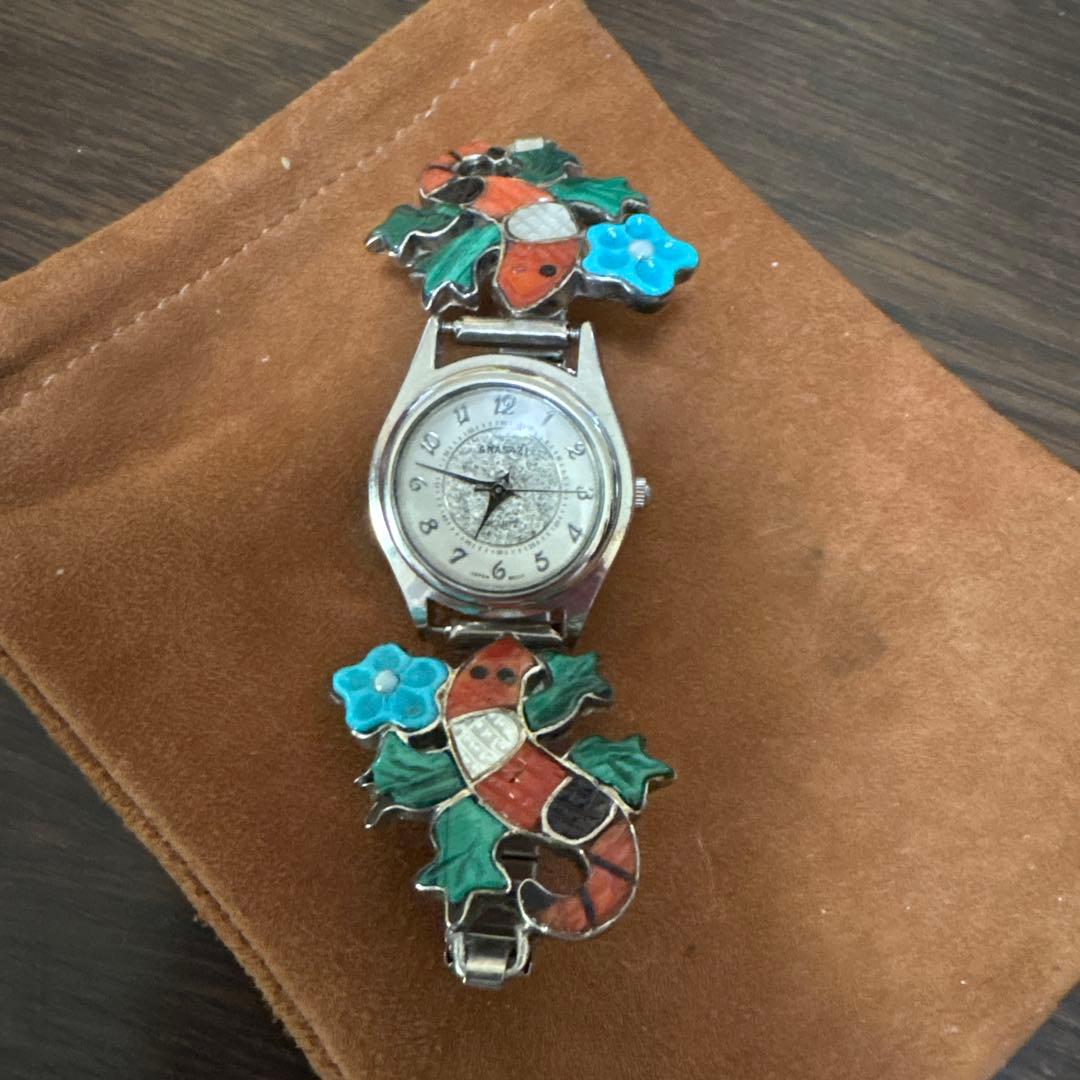 ZUNI タマラピント　腕時計 インディアンジュエリー