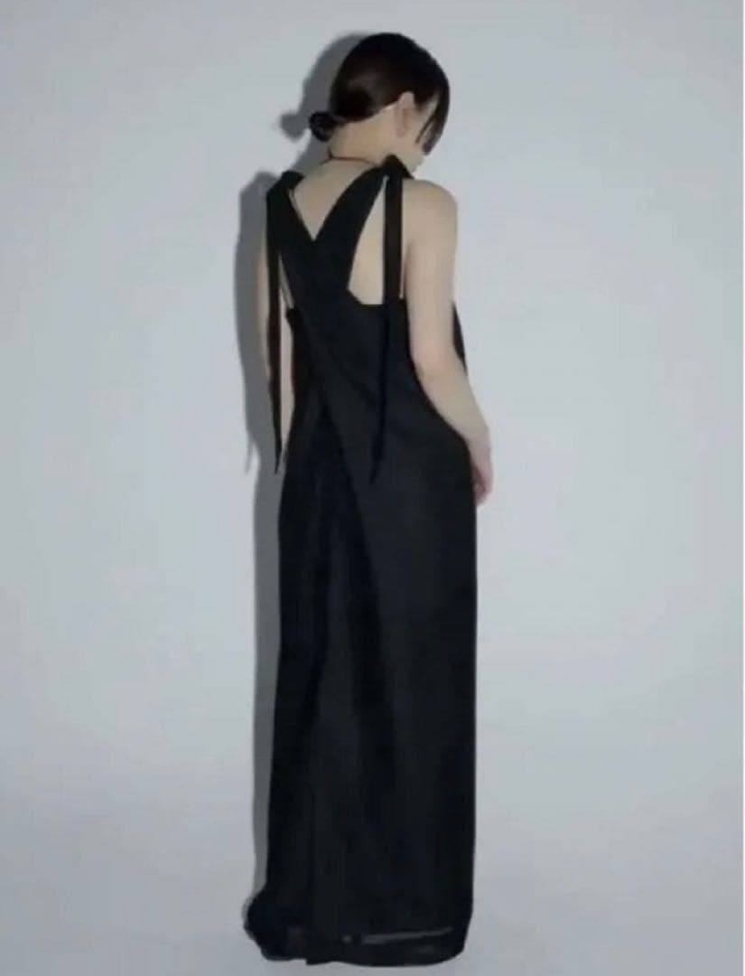 【louren】 back cross lace dress