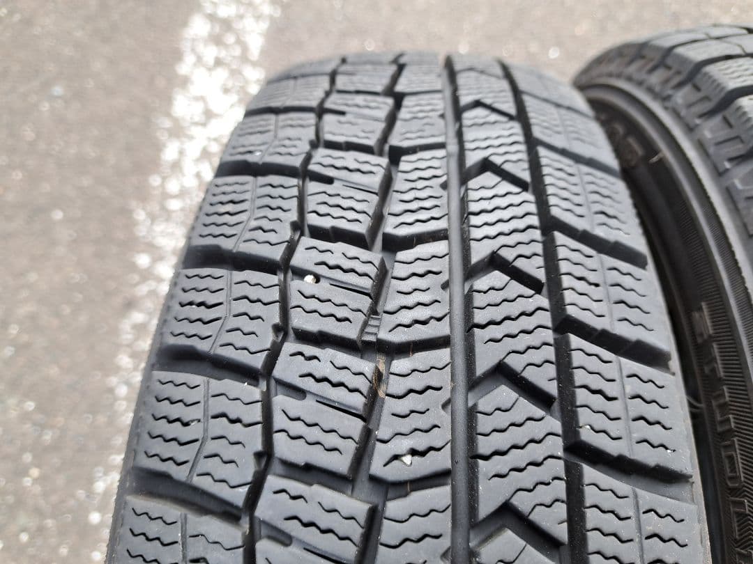 バリ山！155/65R14×4雪道安心！信頼と剛性のダンロップWM！送料￥300