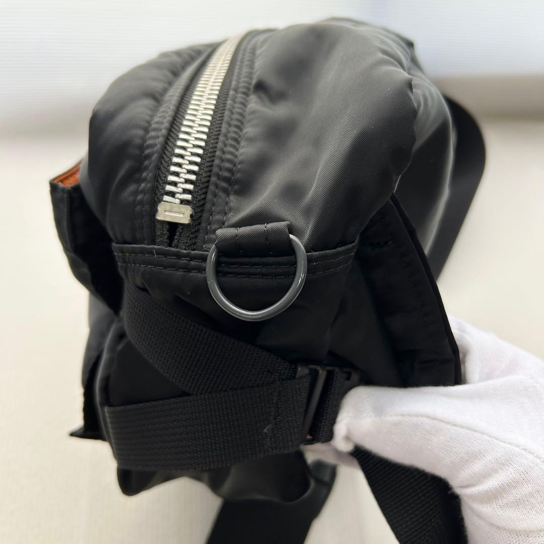 PORTER ポーター タンカー ウエストバッグ ブラック 大容量