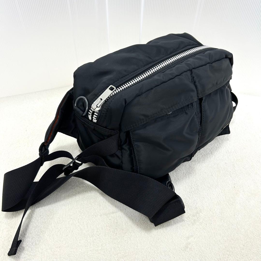 PORTER ポーター タンカー ウエストバッグ ブラック 大容量