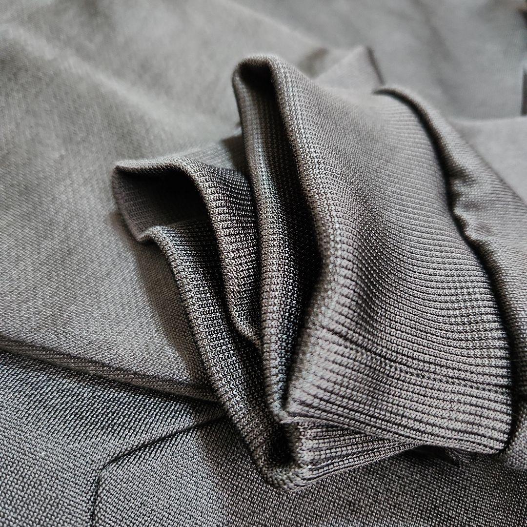 美品☆LANVIN SPORT☆ゴルフジャケットストレッチメンズ42(LL)黒