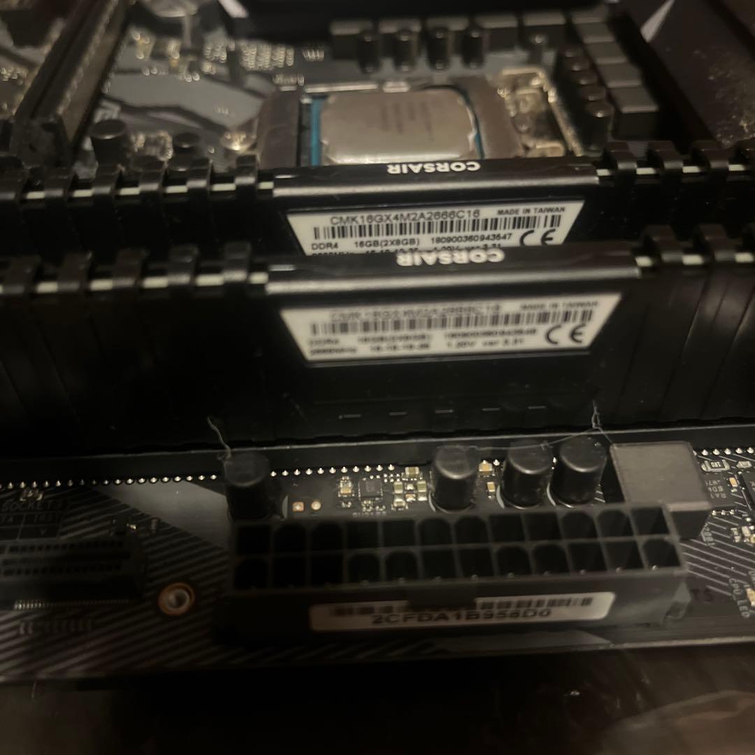 i7-8700K マザーASUS Z370-G メモリ　8g×2