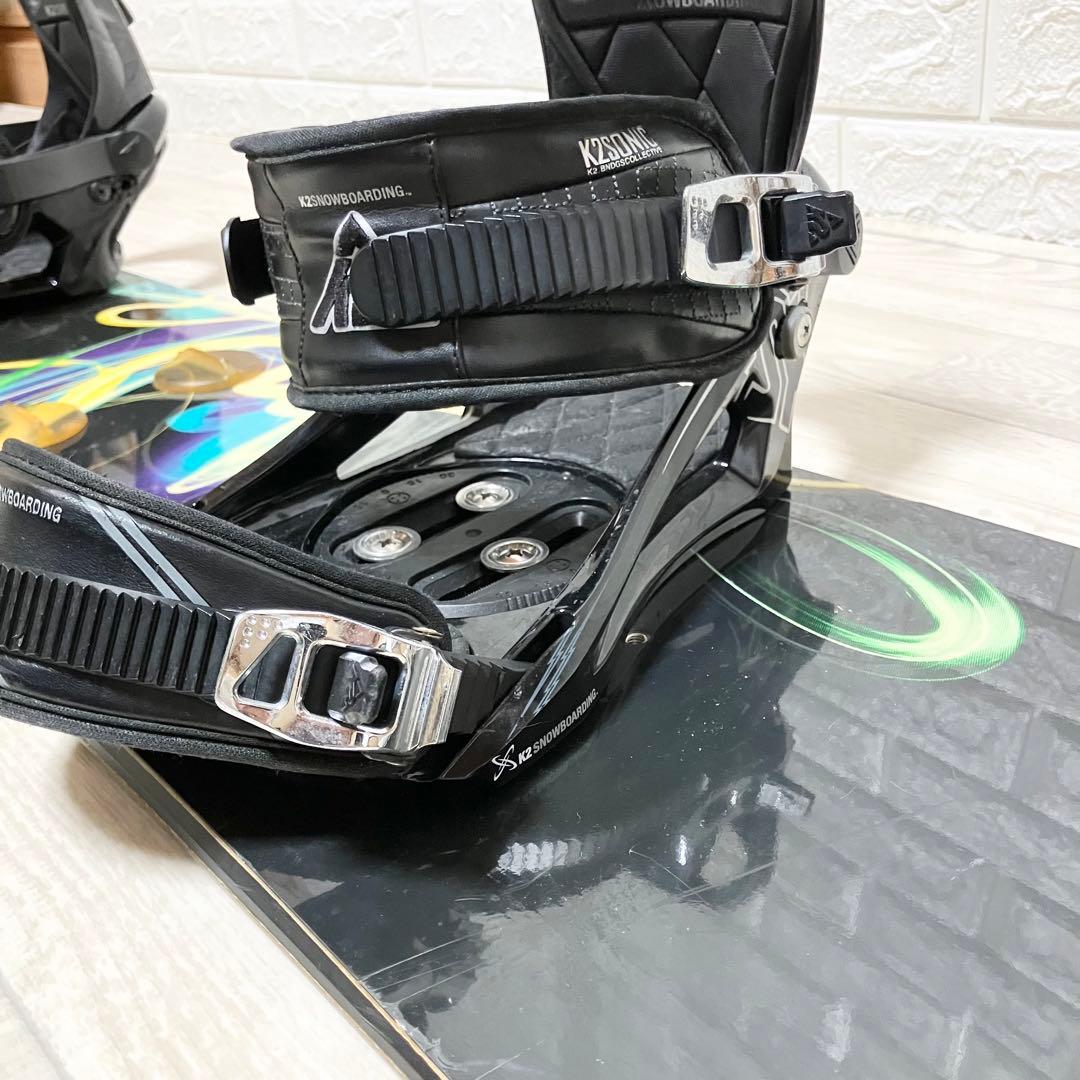 Burton custom 151cmメンズスノーボード　2点セット K2