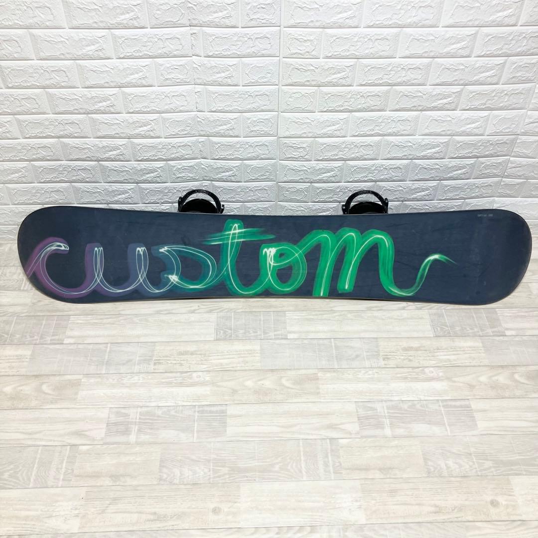Burton custom 151cmメンズスノーボード　2点セット K2